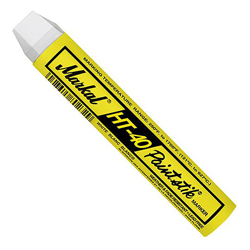 Твердый маркер-краска Markal HT-40 Paintstik, для горячих поверхностей, от +177 до +927 °C, 19 мм