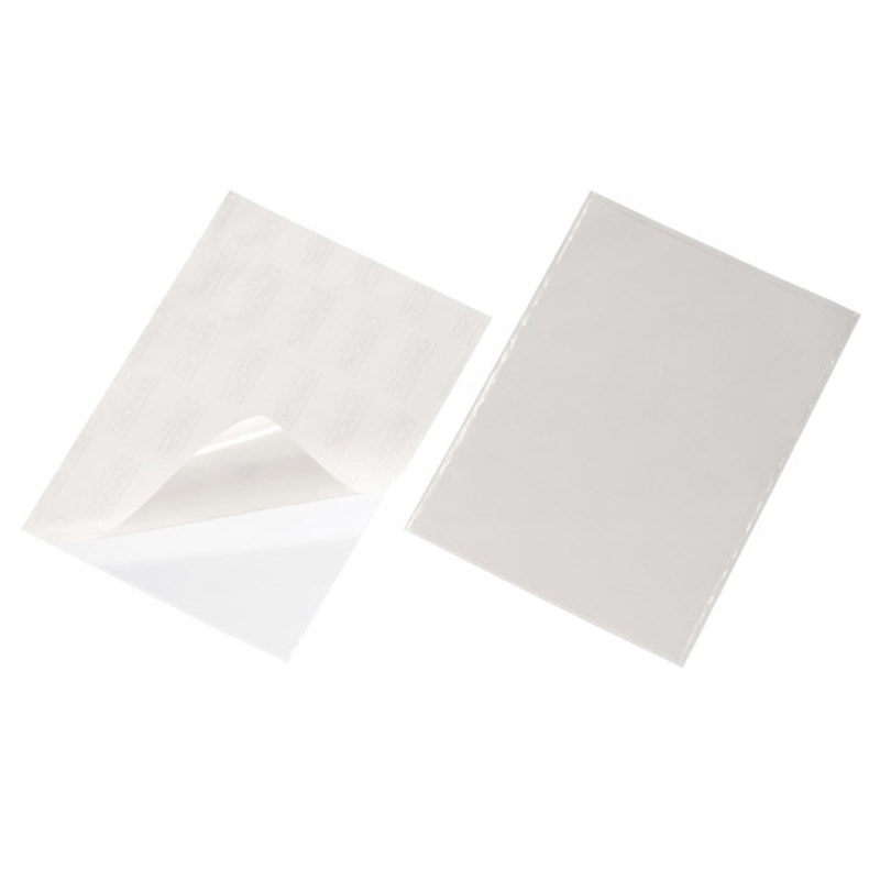 Карман Durable Pocketfix, самоклеящийся, для маркировки папок, А4, 3 штуки, ПВХ
