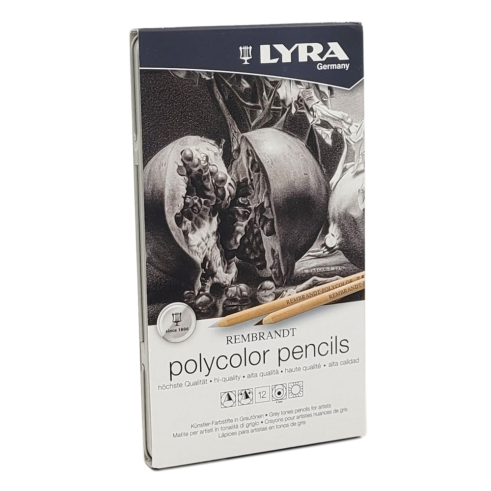 Набор карандашей цветных художественных Lyra Rembrandt Polycolor, 12 цветов
