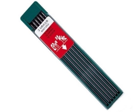 Грифели Carandache для автоматических карандашей 2.0 мм, 12 штук, пластиковая коробка